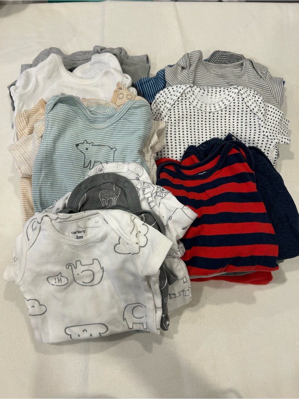 25 baby boy onesie bundle